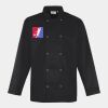 Premier Unisex Long Sleeve Stud Front Chef's Jacket Thumbnail