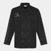 Premier Unisex Long Sleeve Stud Front Chef's Jacket Thumbnail