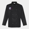 Premier Unisex Long Sleeve Stud Front Chef's Jacket Thumbnail