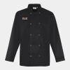 Premier Unisex Long Sleeve Stud Front Chef's Jacket Thumbnail