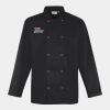 Premier Unisex Long Sleeve Stud Front Chef's Jacket Thumbnail
