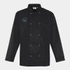 Premier Unisex Long Sleeve Stud Front Chef's Jacket Thumbnail