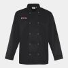 Premier Unisex Long Sleeve Stud Front Chef's Jacket Thumbnail
