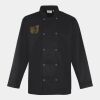 Premier Unisex Long Sleeve Stud Front Chef's Jacket Thumbnail