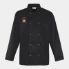 Premier Unisex Long Sleeve Stud Front Chef's Jacket Thumbnail