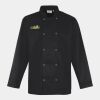 Premier Unisex Long Sleeve Stud Front Chef's Jacket Thumbnail