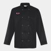 Premier Unisex Long Sleeve Stud Front Chef's Jacket Thumbnail