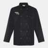 Premier Unisex Long Sleeve Stud Front Chef's Jacket Thumbnail
