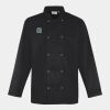Premier Unisex Long Sleeve Stud Front Chef's Jacket Thumbnail
