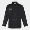 Premier Unisex Long Sleeve Stud Front Chef's Jacket Thumbnail