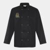 Premier Unisex Long Sleeve Stud Front Chef's Jacket Thumbnail
