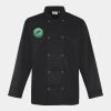 Premier Unisex Long Sleeve Stud Front Chef's Jacket Thumbnail
