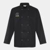 Premier Unisex Long Sleeve Stud Front Chef's Jacket Thumbnail