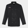 Premier Unisex Long Sleeve Stud Front Chef's Jacket Thumbnail