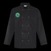 Premier Unisex Long Sleeve Stud Front Chef's Jacket Thumbnail
