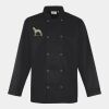 Premier Unisex Long Sleeve Stud Front Chef's Jacket Thumbnail