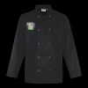 Premier Unisex Long Sleeve Stud Front Chef's Jacket Thumbnail
