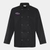 Premier Unisex Long Sleeve Stud Front Chef's Jacket Thumbnail