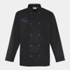 Premier Unisex Long Sleeve Stud Front Chef's Jacket Thumbnail