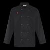 Premier Unisex Long Sleeve Stud Front Chef's Jacket Thumbnail