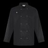 Premier Unisex Long Sleeve Stud Front Chef's Jacket Thumbnail