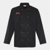 Premier Unisex Long Sleeve Stud Front Chef's Jacket Thumbnail
