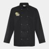 Premier Unisex Long Sleeve Stud Front Chef's Jacket Thumbnail