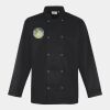 Premier Unisex Long Sleeve Stud Front Chef's Jacket Thumbnail