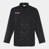 Premier Unisex Long Sleeve Stud Front Chef's Jacket Thumbnail