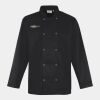 Premier Unisex Long Sleeve Stud Front Chef's Jacket Thumbnail