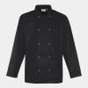 Premier Unisex Long Sleeve Stud Front Chef's Jacket Thumbnail