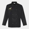 Premier Unisex Long Sleeve Stud Front Chef's Jacket Thumbnail