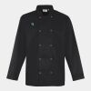 Premier Unisex Long Sleeve Stud Front Chef's Jacket Thumbnail
