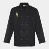 Premier Unisex Long Sleeve Stud Front Chef's Jacket Thumbnail