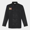 Premier Unisex Long Sleeve Stud Front Chef's Jacket Thumbnail