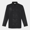 Premier Unisex Long Sleeve Stud Front Chef's Jacket Thumbnail