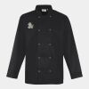 Premier Unisex Long Sleeve Stud Front Chef's Jacket Thumbnail