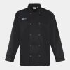 Premier Unisex Long Sleeve Stud Front Chef's Jacket Thumbnail