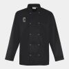 Premier Unisex Long Sleeve Stud Front Chef's Jacket Thumbnail