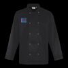 Premier Unisex Long Sleeve Stud Front Chef's Jacket Thumbnail
