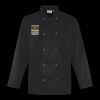 Premier Unisex Long Sleeve Stud Front Chef's Jacket Thumbnail