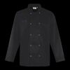 Premier Unisex Long Sleeve Stud Front Chef's Jacket Thumbnail