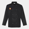 Premier Unisex Long Sleeve Stud Front Chef's Jacket Thumbnail