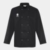Premier Unisex Long Sleeve Stud Front Chef's Jacket Thumbnail