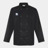 Premier Unisex Long Sleeve Stud Front Chef's Jacket Thumbnail