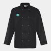Premier Unisex Long Sleeve Stud Front Chef's Jacket Thumbnail