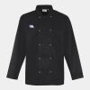 Premier Unisex Long Sleeve Stud Front Chef's Jacket Thumbnail