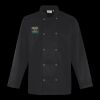 Premier Unisex Long Sleeve Stud Front Chef's Jacket Thumbnail