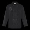 Premier Unisex Long Sleeve Stud Front Chef's Jacket Thumbnail