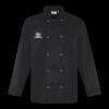 Premier Unisex Long Sleeve Stud Front Chef's Jacket Thumbnail